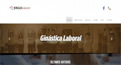 Desktop Screenshot of ergosalute.com.br