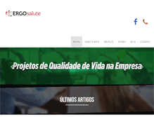 Tablet Screenshot of ergosalute.com.br